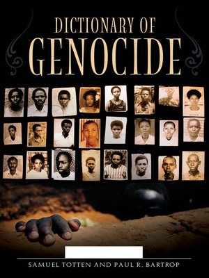 cover image of Dictionary of Genocide [2 volumes]
